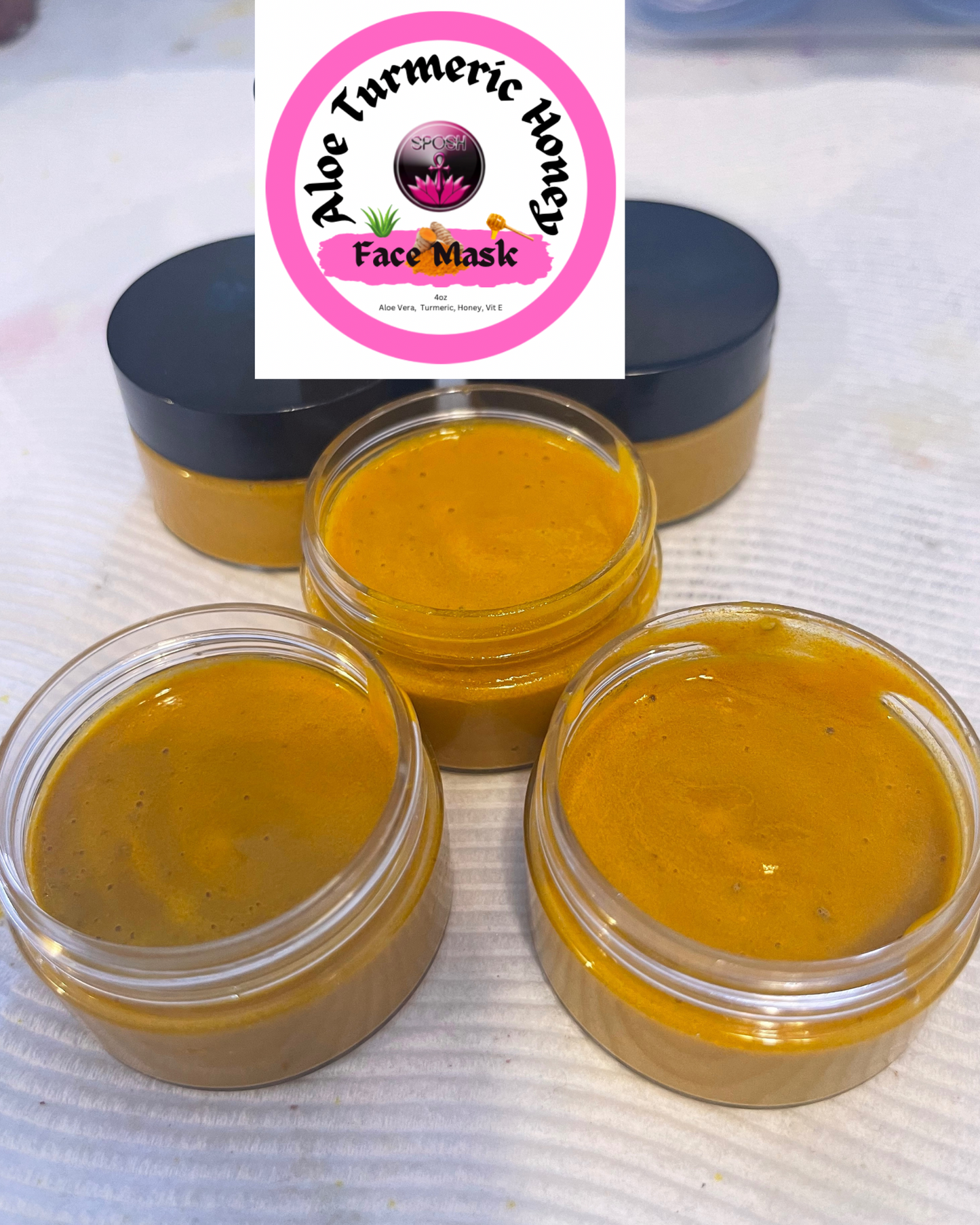 Turmeric Aloe Honey Wet Face Mack